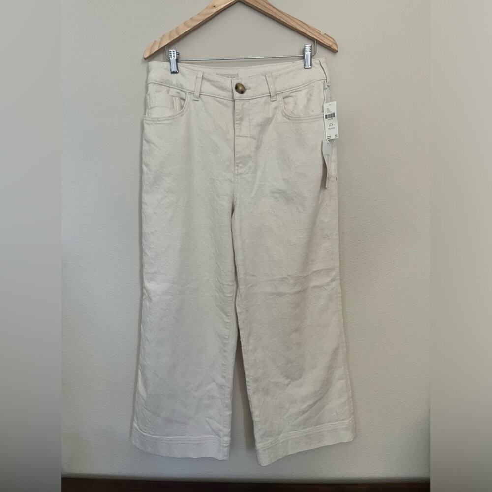 NWT Anthropologie The Skipper High-Rise Crop Wide-Leg Jeans by Pilcro Size 31P - Picture 4 of 15